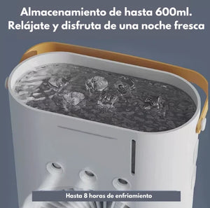 VENTILADOR DOBLE HUMIDIFICADOR + LUCES